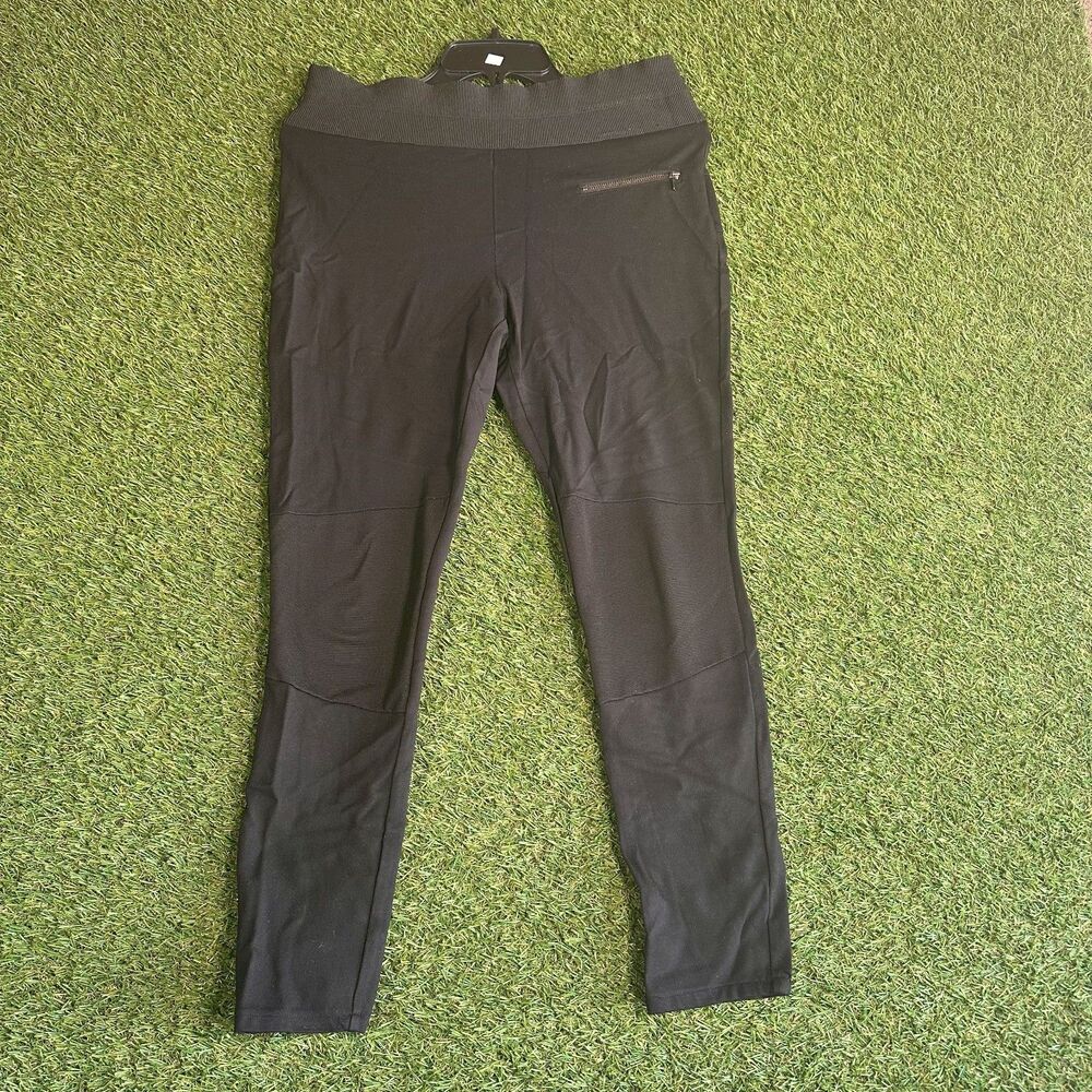 Romeo & Juliet Couture‎ Women's Black Athletic Leggings Size M Yoga Pants